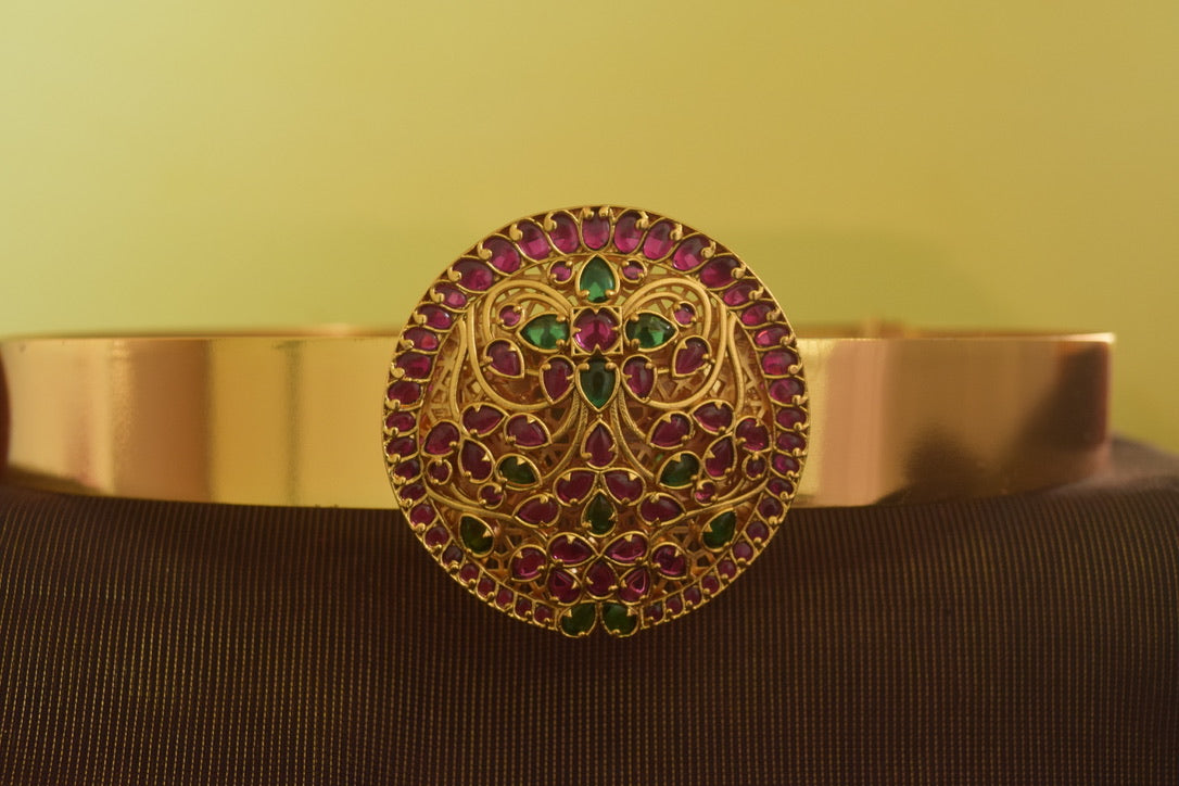 Belt with Pendant Model - Jumbo Chakri with Stones