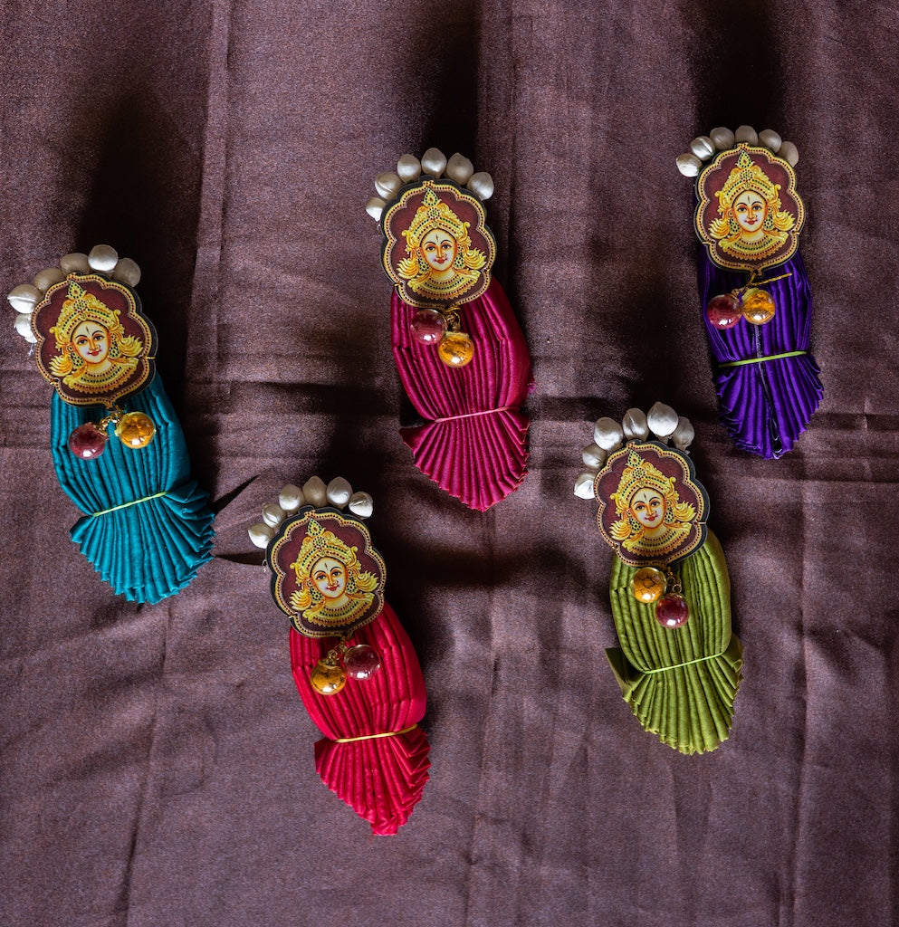 Silk Cotton Blouse With Lakshmi MDF- (Set of 5)
