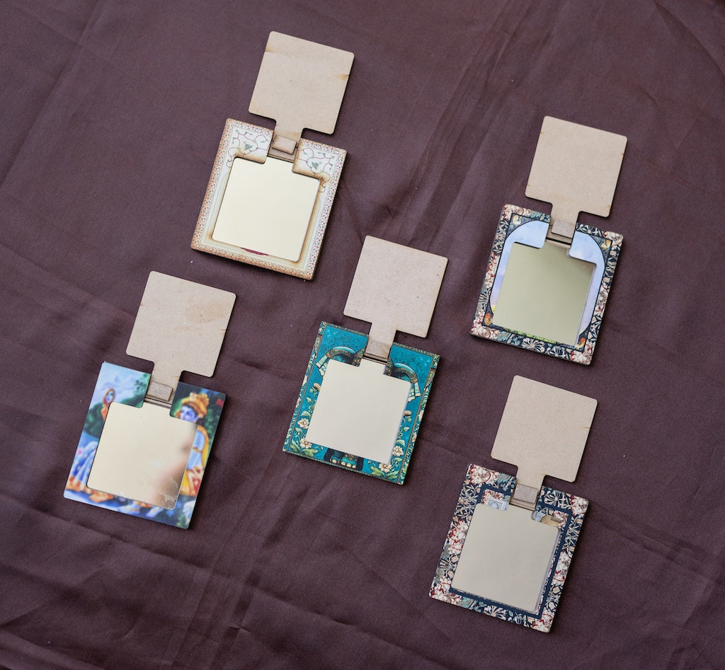 Handpainted Mirror (Set of 5)