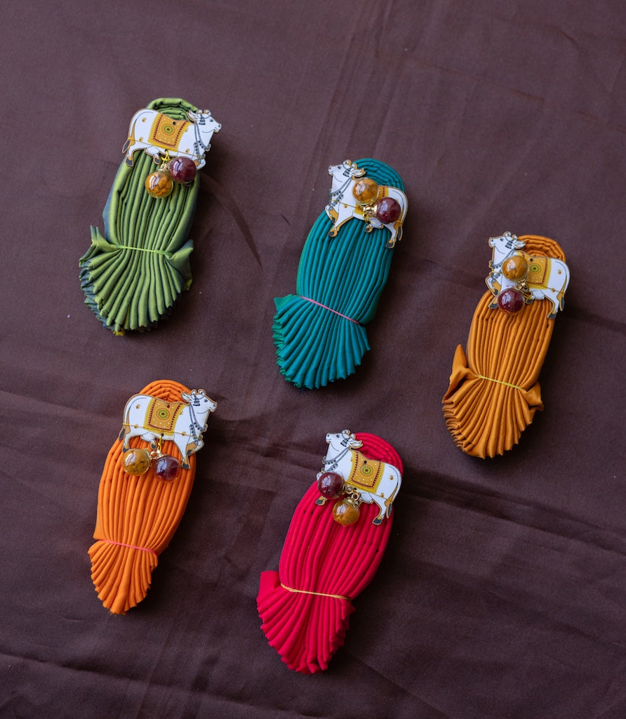 Silk Cotton Blouse With COW MDF- (Set of 5)