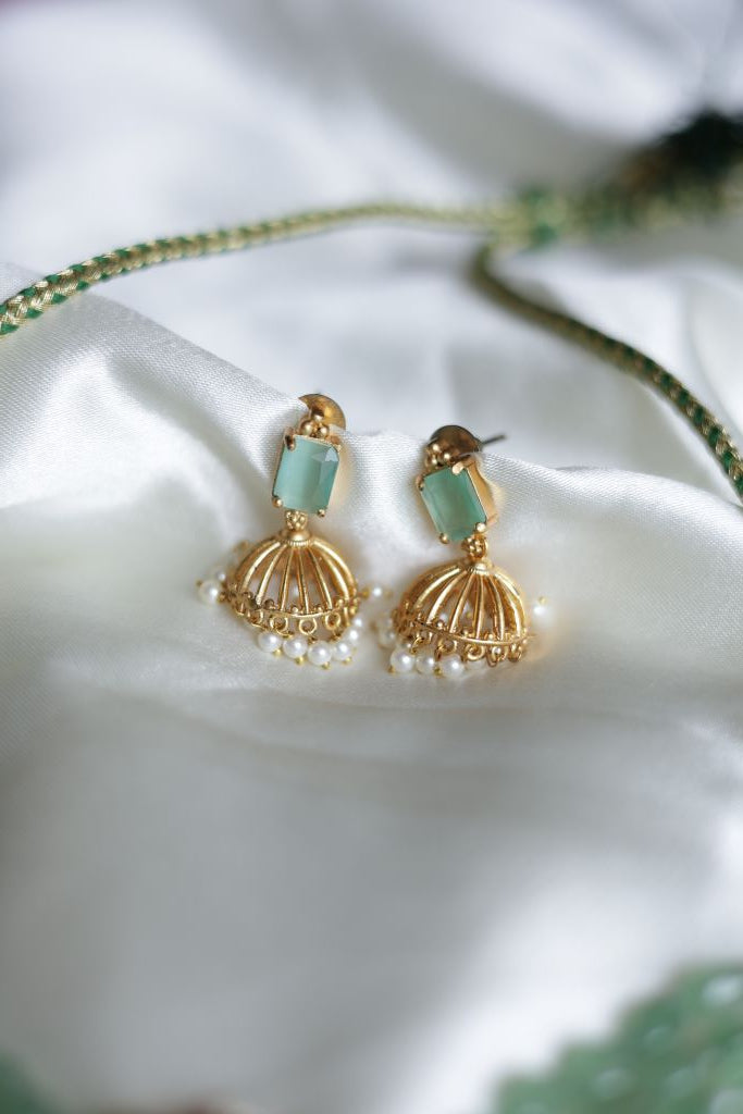 Matte finish Small Jhumka -14 B