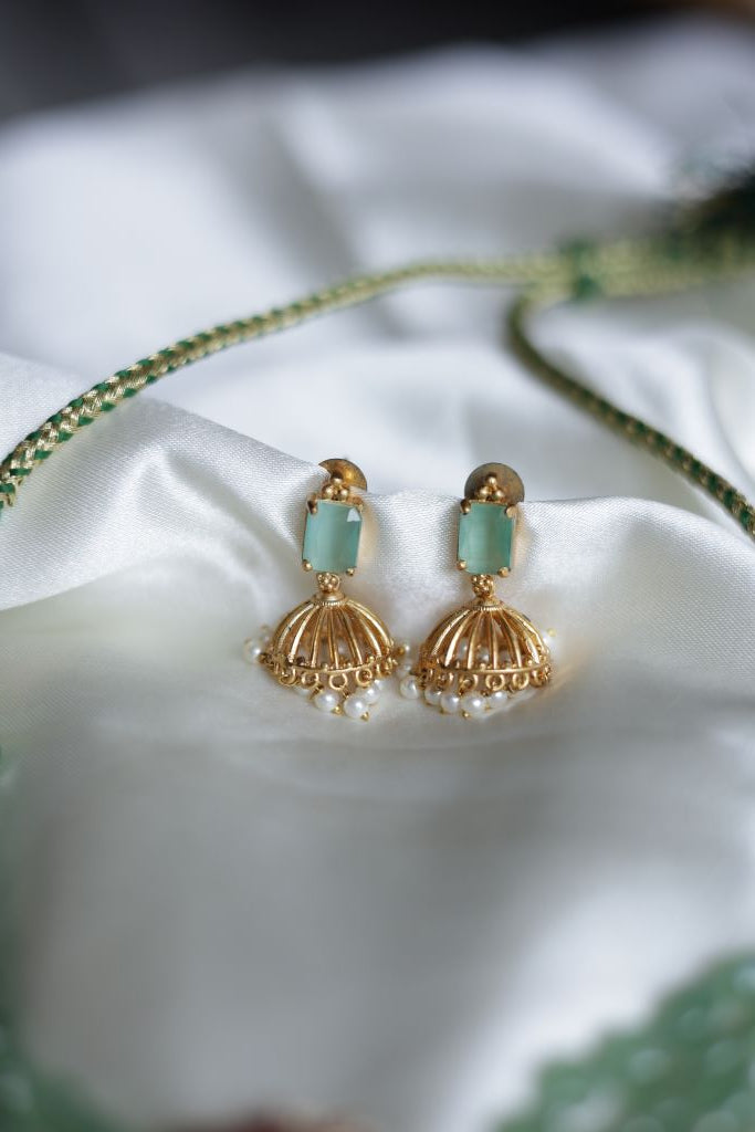 Matte finish Small Jhumka -14 B