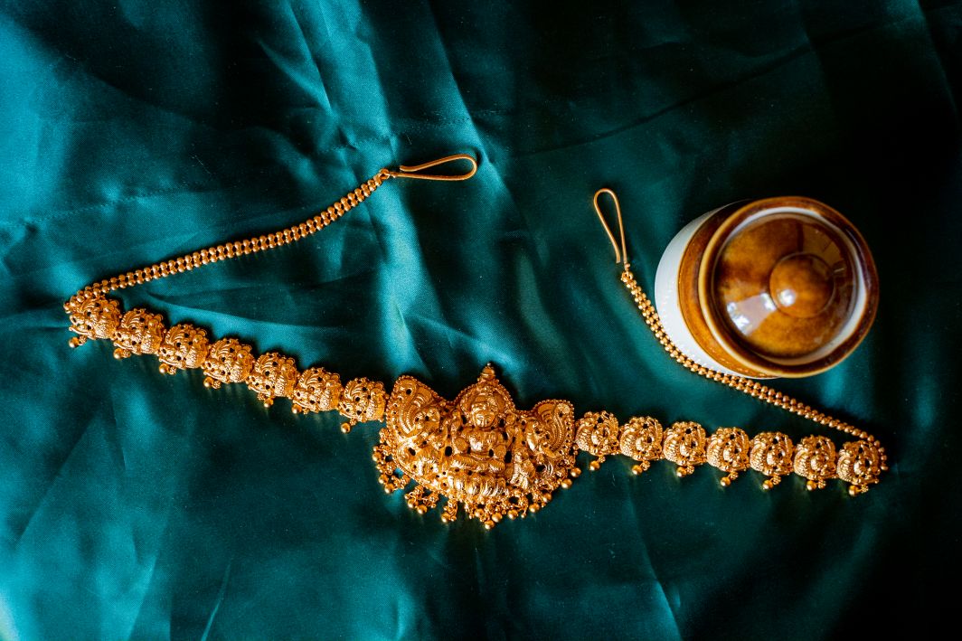 Nagasu Lakshmi Hip belt with multi peacock - Chain Model