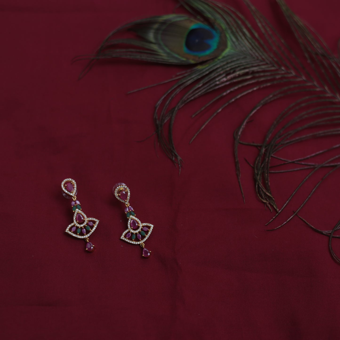 Gold finish Rain drops 06(B)