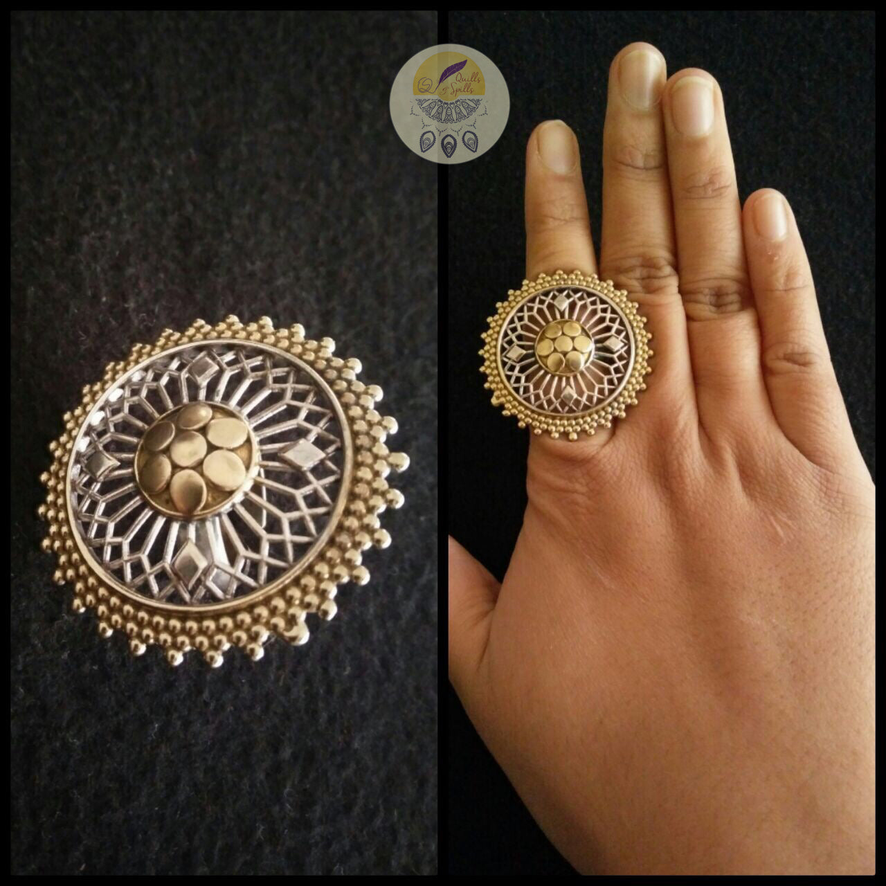 Dual Finish Jumbo Chakri model Ring