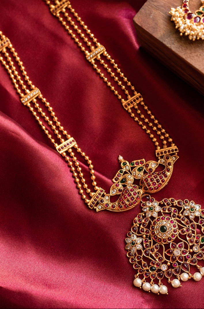 Layered beads Fish dollar With Stud - Earrings - Model -2