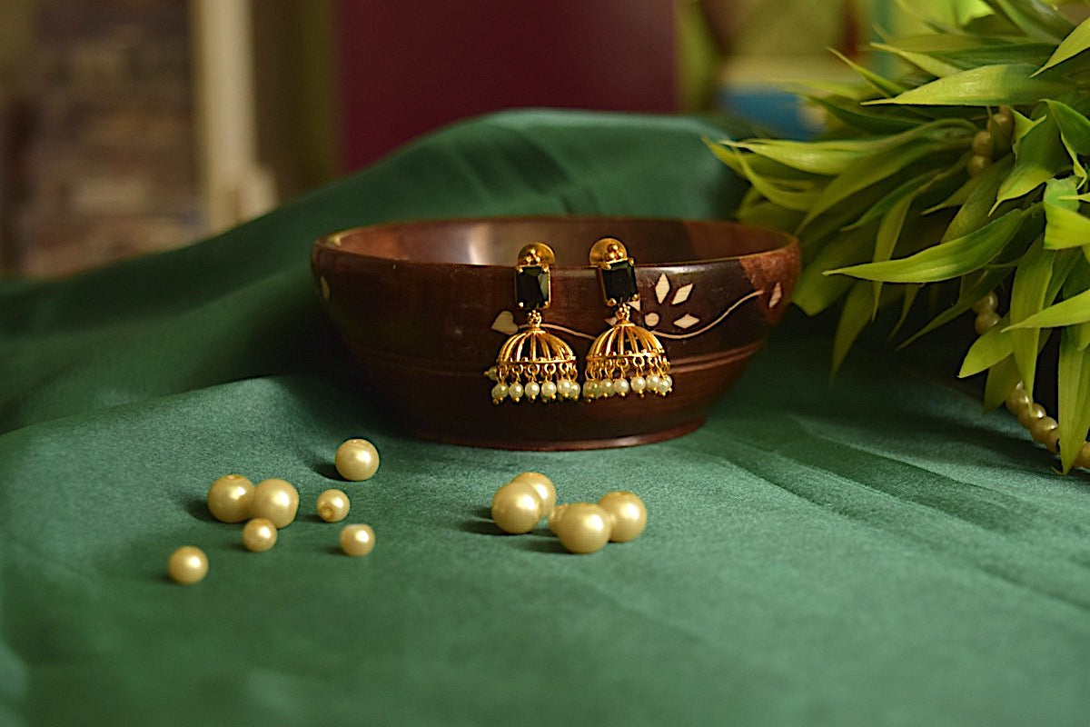 Matte finish Small Jhumka -14C