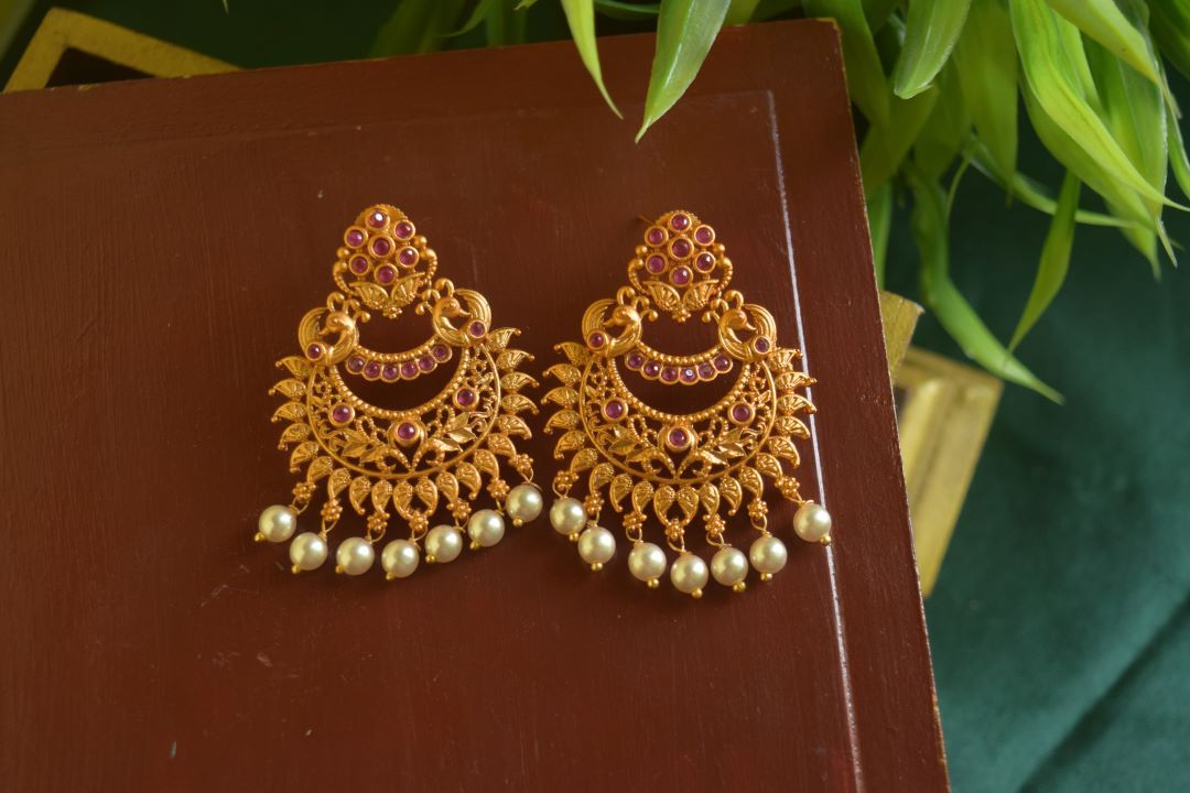 Matte finish- chandbali model-25A