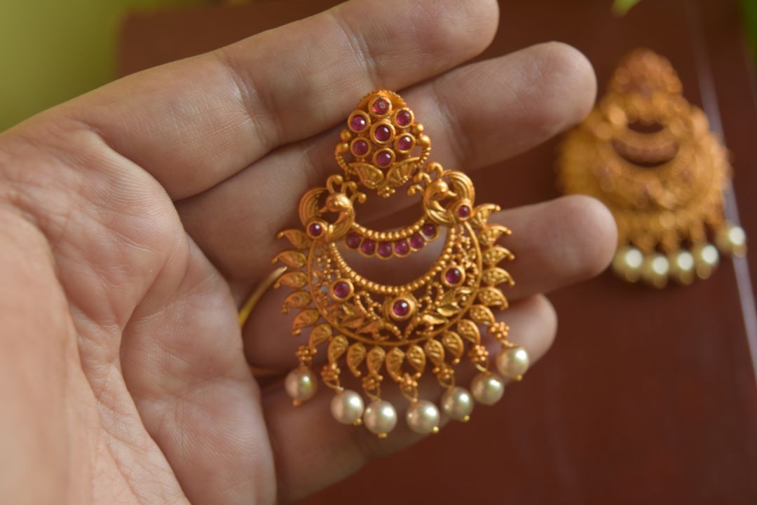 Matte finish- chandbali model-25A