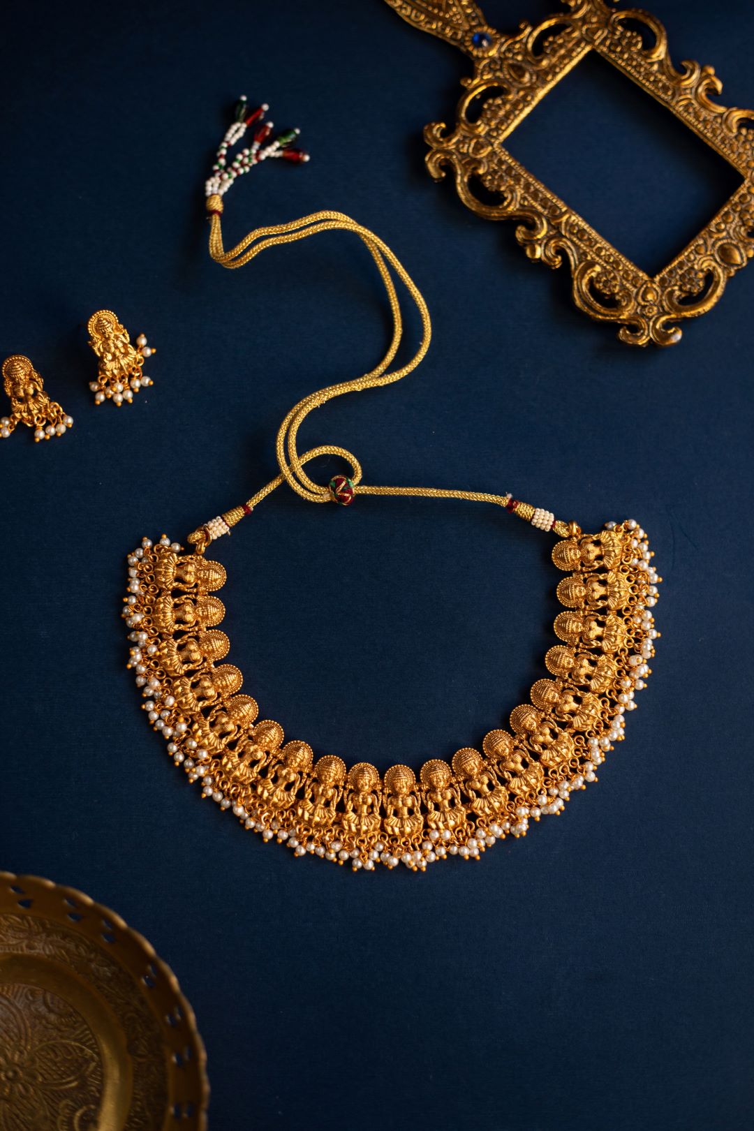 Matte Finish Lakshmi chocker #75