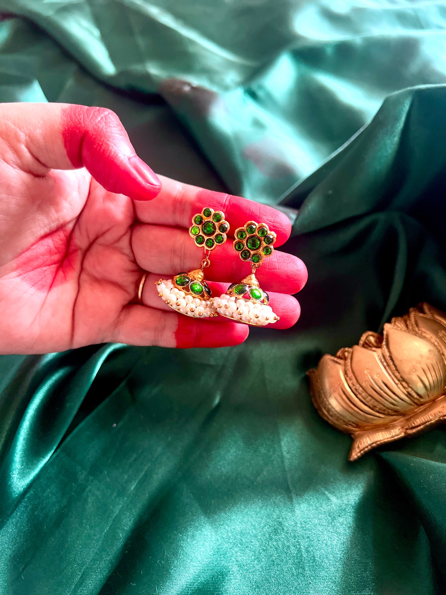 Small Jhumkas - Round Stud #13