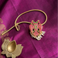 Gold Finish  Chain  with  Gandaberunda Pendant -52C