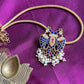 Gold Finish  Chain  with  Gandaberunda Pendant -52B
