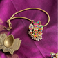 Gold Finish  Chain  with  Gandaberunda Pendant -52E