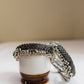 Silver Finish diamond type layered with muthu cluster ghunghroo anklet (PAIR)