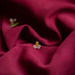 Gold finish  3 stone nose pin - white and golden yellow- (Pierced)