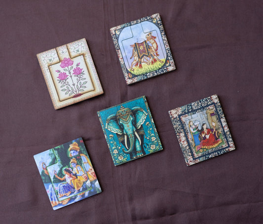 Handpainted Mirror (Set of 5)