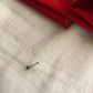 Silver Finish Tiny rose  model nose pin (70% Purity Silver)