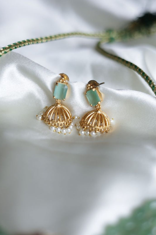 Matte finish Small Jhumka -14 B