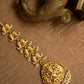 Gold Finish Nagasu Tikka mango motifs model with Lakshmi Carving Nagasu -Ruby