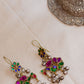 Gold Finish Peacock Earrings- 8