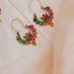 Dainty multicolour loop ring - Multicolour