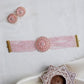 High Neck Multi layer Flower Necklace - Rose Gold #17B