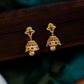 Gold Finish Flower Bridal Necklace  #25