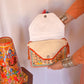 Mirror pearl sequence with choli & pompom- #01
