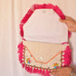 Mirror pearl sequence with tassle - #03