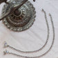 Silver Finish Dainty Anklet - Tiny Beads (PAIR)