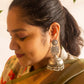 Silver Look Alike Statement Butterfly Jhumka