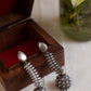 Silver Look Alike Tear Drop Long Jhumka