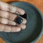 Oxidised Hook Drop  Square Stone-38H