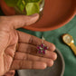 Oxidised Hook Drop Flower Small  Model 1-58A