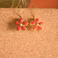 Gold Matte Finish Hook Drop Flower Small  Model 1-59A
