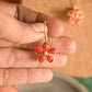 Gold Matte Finish Hook Drop Flower Small  Model 1-59A