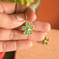 Gold Matte Finish Hook Drop Flower Small  Model 1-59B