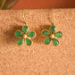 Gold Matte Finish Hook Drop Flower Small  Model 1-59B