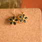 Gold Matte Finish Hook Drop Flower Small  Model 1-59C