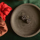 Oxidised Hook Drop Flower Small  Model 2-60B
