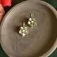 Oxidised Hook Drop Flower Small  Model 2-60C