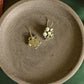 Oxidised Hook Drop Flower Small  Model 2-60C