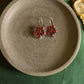 Oxidised Hook Drop Flower Small  Model 2-60F