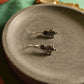 Oxidised  Hook Drop Tiny Grape Bunch Earrings