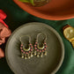 Oxidised Half Moon Small Stone Chandbali-66D