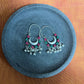 Oxidised Half Moon Small Stone Chandbali-66J