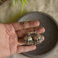 Silver finish Ring with medium jhumka