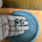 Oxidised Flower Stud With Spikes And Tear Drop Model1