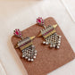 Dual Tone Geometric Bullet Statement Chandbali
